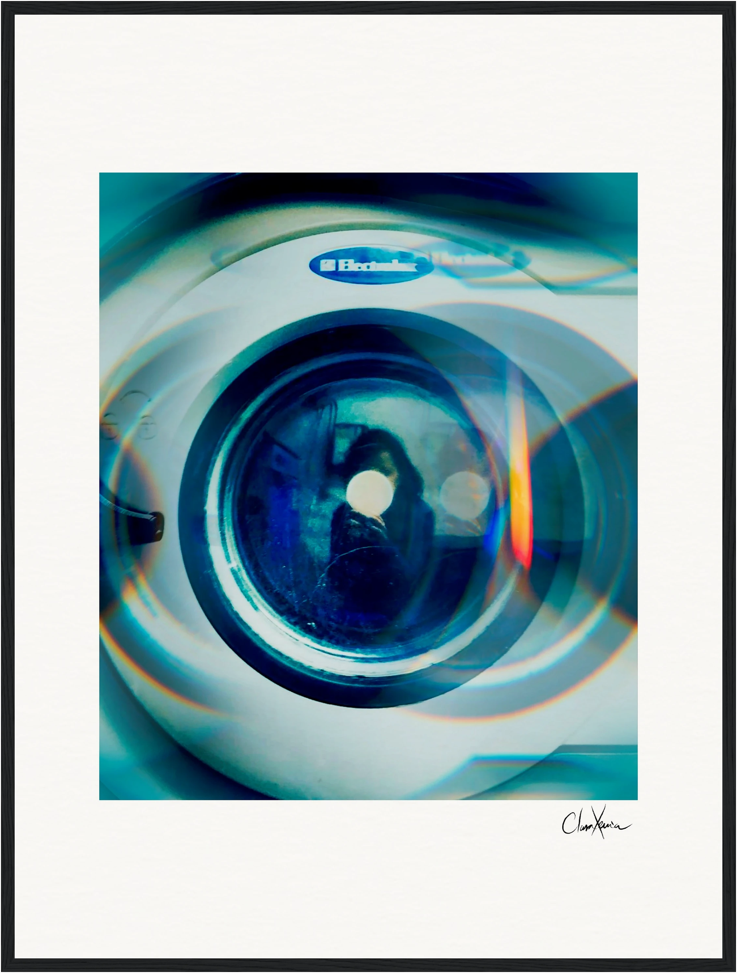 Around and Around Framed print 60x80 cm / 24x32″ Black frame 53