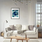 Around and Around Framed print A1 (59.4 x 84.1 cm) Wood frame 86