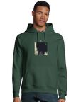 Balance Shadow of Self“ Hoodie Bottle Green 11