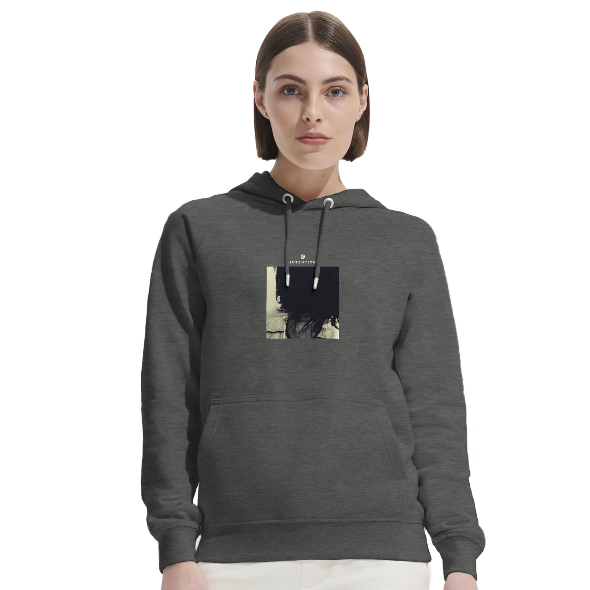 Balance Shadow of Self Hoodie charcoal melange 23