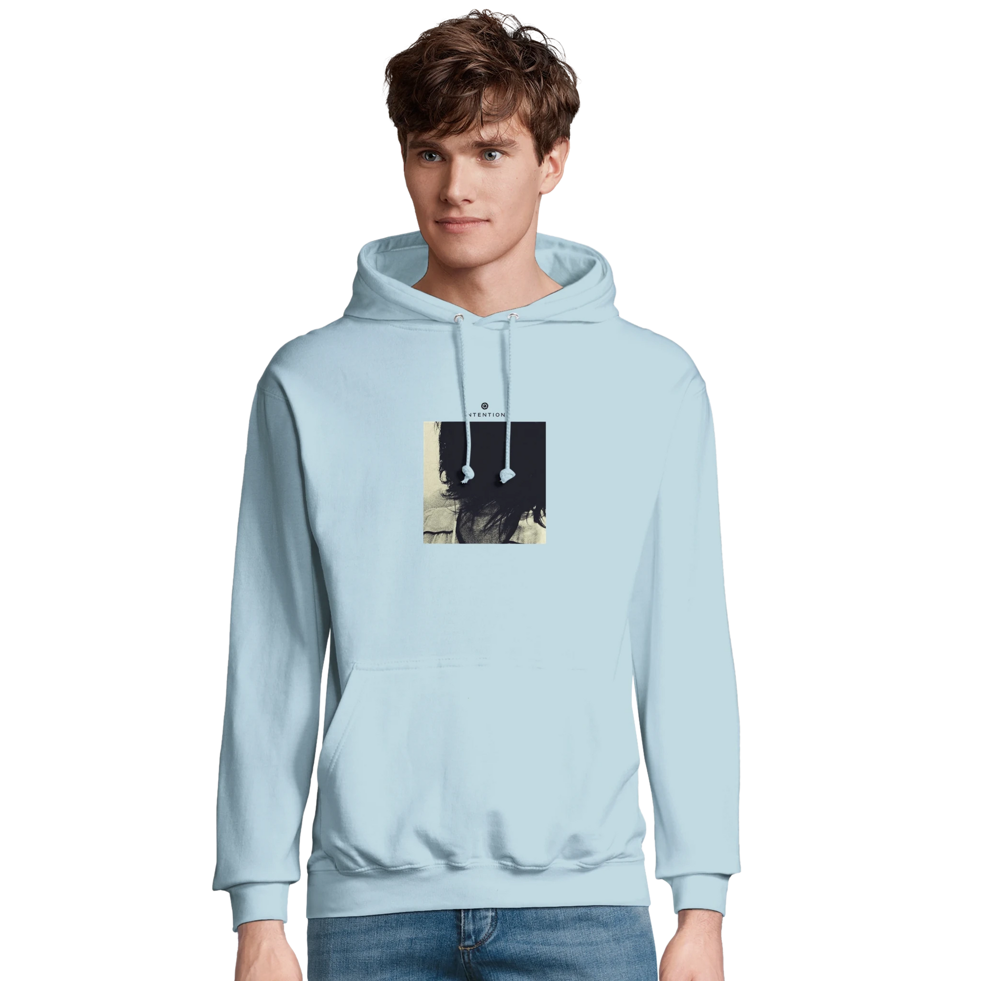 Balance - "Shadow of Self" Hoodie creamy blue XS 31