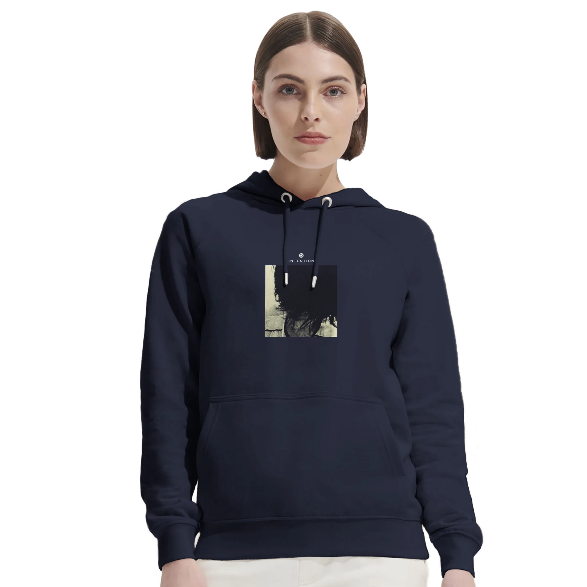 Balance Shadow of Self“ Hoodie French Navy , 28