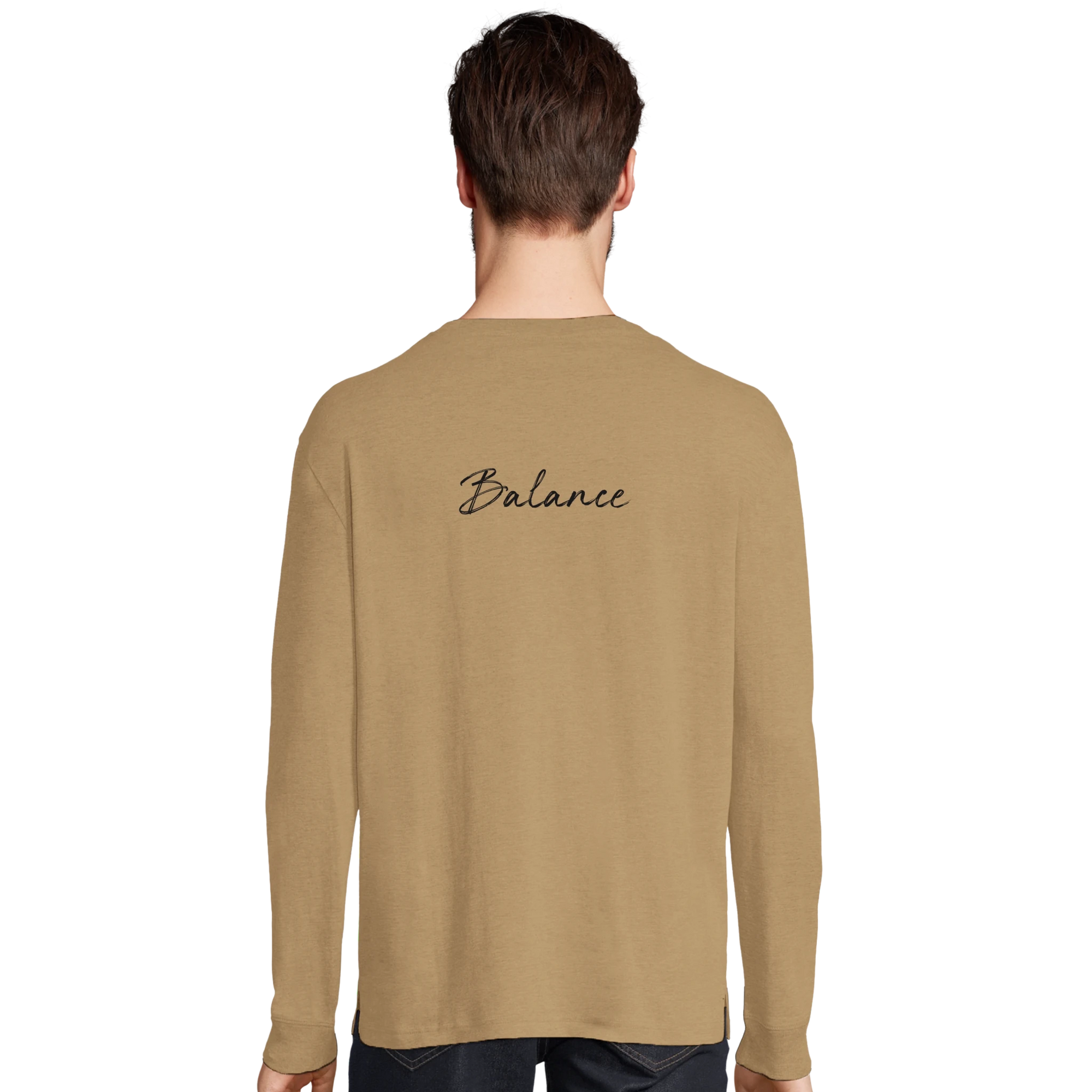 Balance - "Shadow of Self" Long sleeve dark beige XS 7