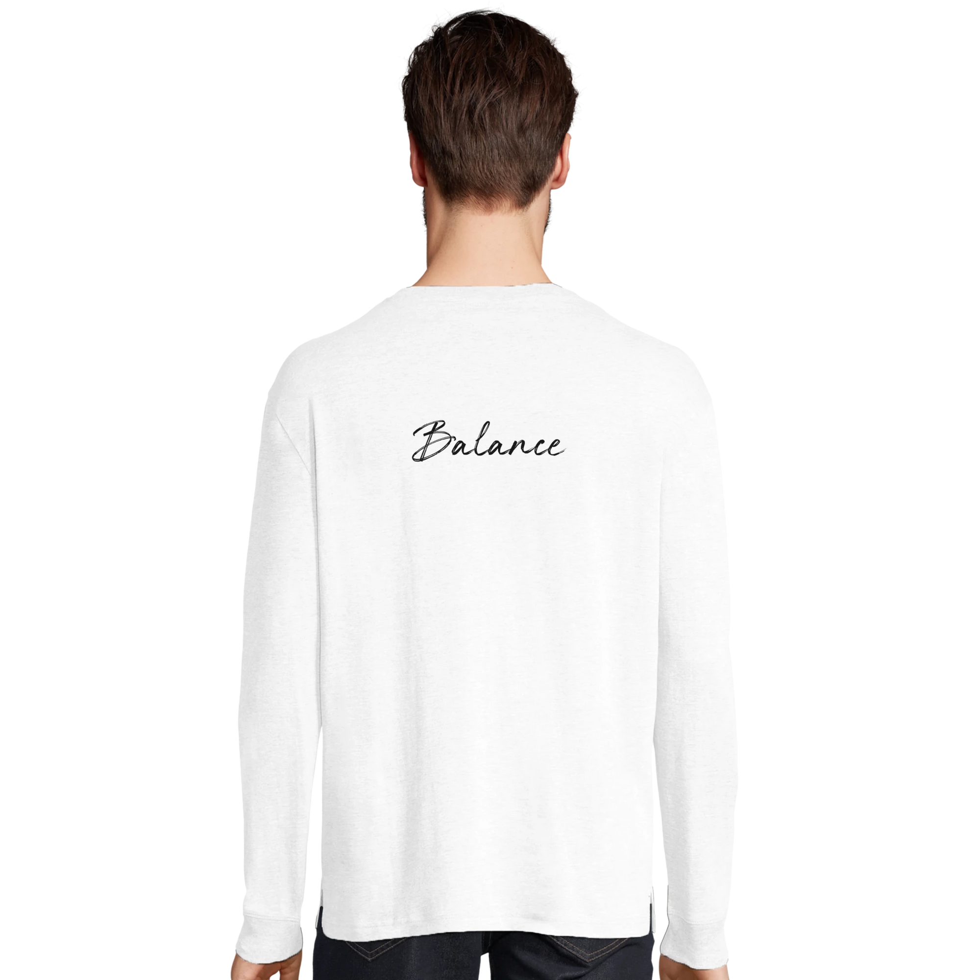 Balance - "Shadow of Self" Long sleeve White XS 27
