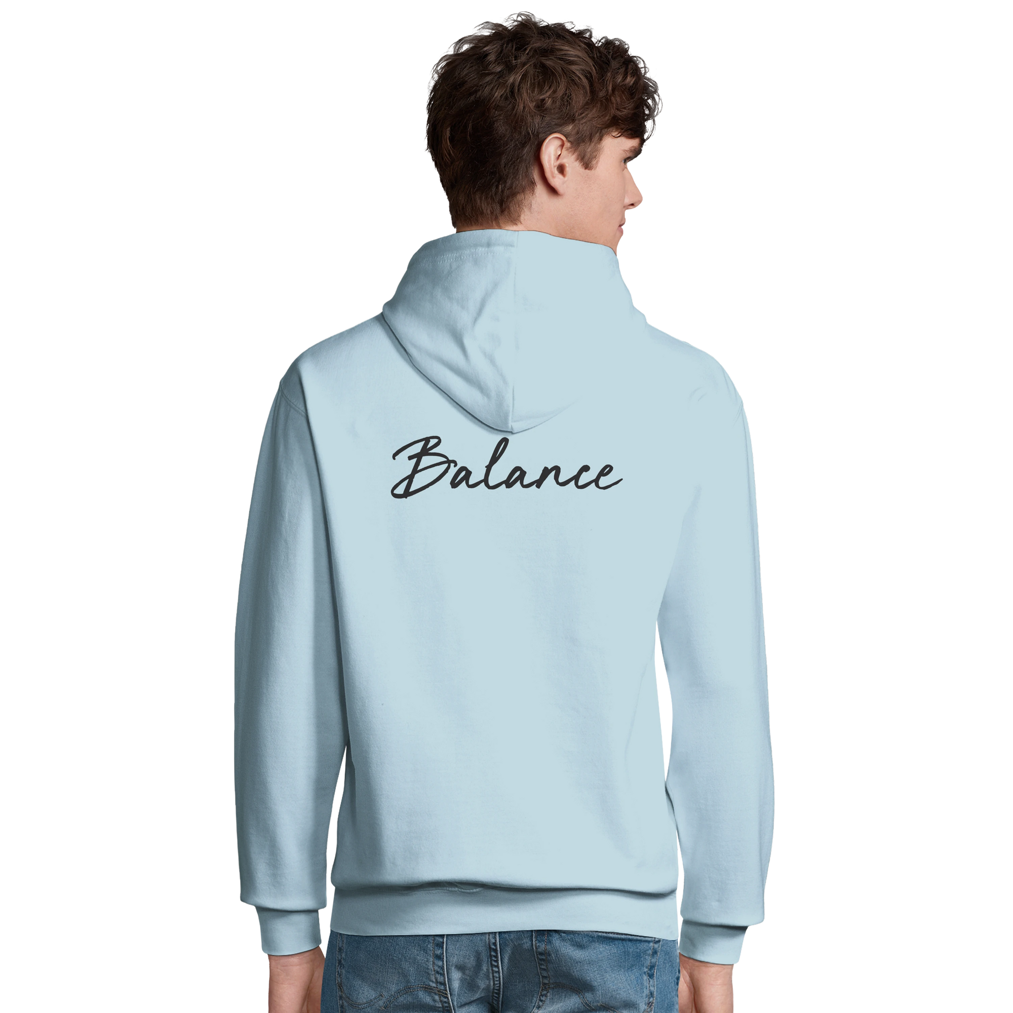 Balance - "Shadow of Self" Hoodie creamy blue 4