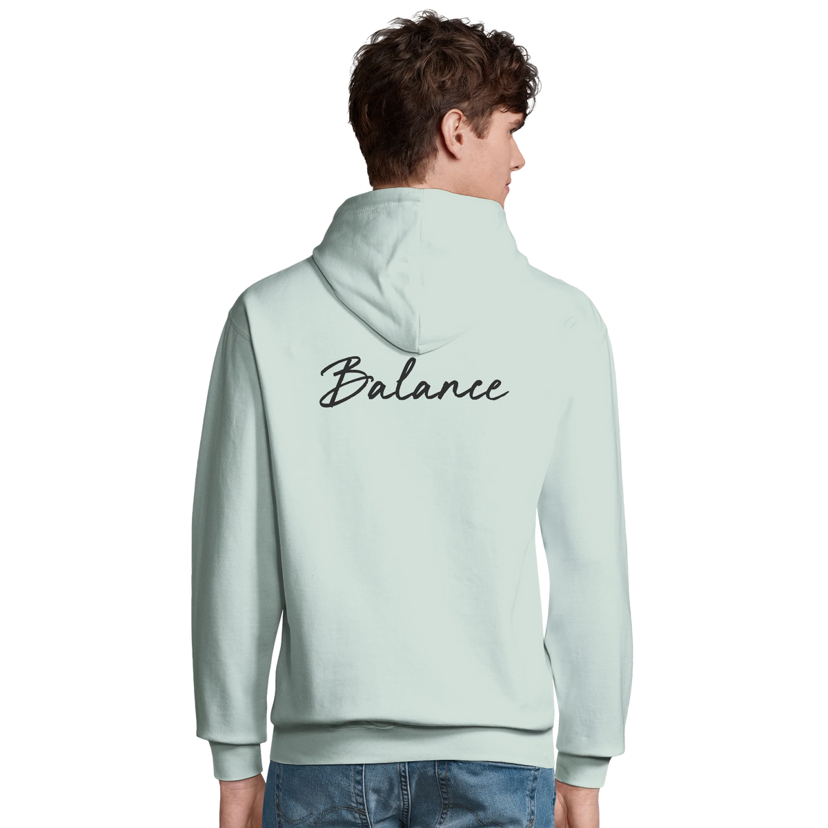 Balance - "Shadow of Self" Hoodie creamy green 4