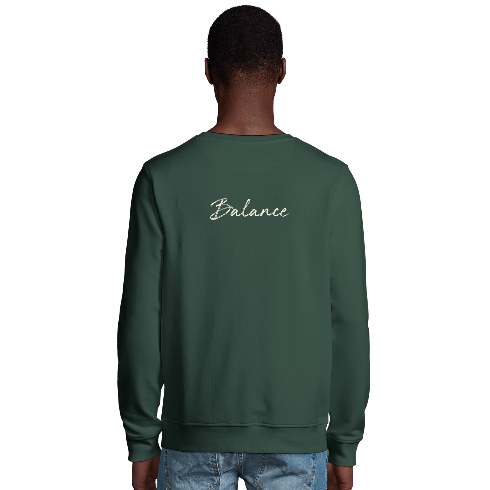 Balance - "Shadow of Self" Sweatshirt Bottle Green XS 13