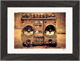 Blast Off Framed print 13x18 cm / 5x7″ Black frame 40