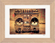 Blast Off Framed print 13x18 cm / 5x7″ Wood frame 23