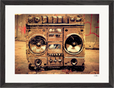 Blast Off Framed print 30x40 cm / 12x16″ Black frame 46