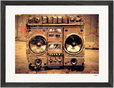 Blast Off Framed print 30x40 cm / 12x16″ Black frame 46