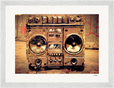 Blast Off Framed print 30x40 cm / 12x16″ White frame 12