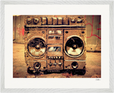Blast Off Framed print 40x50 cm / 16x20″ White frame 14
