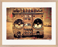 Blast Off Framed print 40x50 cm / 16x20″ Wood frame 32