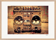Blast Off Framed print 50x70 cm / 20x28″ Wood frame 33