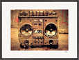 Blast Off Framed print 60x80 cm / 24x32″ Black frame 51