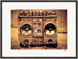 Blast Off Framed print 60x80 cm / 24x32″ Black frame 51