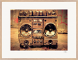 Blast Off Framed print 60x80 cm / 24x32″ Wood frame 34