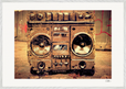 Blast Off Framed print 70x100 cm / 28x40″ White frame 19