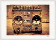 Blast Off Framed print 70x100 cm / 28x40″ White frame 19