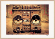 Blast Off Framed print 70x100 cm / 28x40″ Wood frame 36