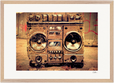 Blast Off Framed print A2 (42 x 59.4 cm) Wood frame 38