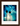 Bubbles and Sky Sticks Framed print 13x18 cm / 5x7″ Dark wood frame 45