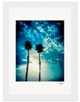 Bubbles and Sky Sticks Framed print 13x18 cm / 5x7″ White frame 11