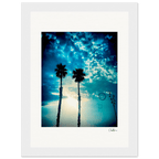 Bubbles and Sky Sticks Framed print 13x18 cm / 5x7″ White frame 11