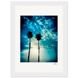 Bubbles and Sky Sticks Framed print 13x18 cm / 5x7″ White frame 11