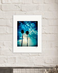 Bubbles and Sky Sticks Framed print 13x18 cm / 5x7″ White frame 3