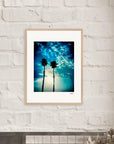 Bubbles and Sky Sticks Framed print 13x18 cm / 5x7″ White frame 2