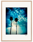 Bubbles and Sky Sticks Framed print 13x18 cm / 5x7″ White frame 1