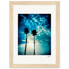 Bubbles and Sky Sticks Framed print 13x18 cm / 5x7″ Wood frame 24