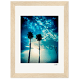 Bubbles and Sky Sticks Framed print 13x18 cm / 5x7″ Wood frame 24