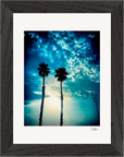 Bubbles and Sky Sticks Framed print 15x20 cm / 6x8″ Black frame 43