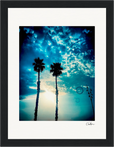 Bubbles and Sky Sticks Framed print 15x20 cm / 6x8″ Black frame 59