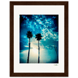 Bubbles and Sky Sticks Framed print 15x20 cm / 6x8″ Dark wood frame 41