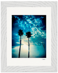 Bubbles and Sky Sticks Framed print 15x20 cm / 6x8″ White frame 14