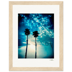 Bubbles and Sky Sticks Framed print 15x20 cm / 6x8″ Wood frame 28