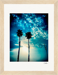 Bubbles and Sky Sticks Framed print 15x20 cm / 6x8″ Wood frame 28