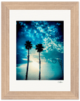 Bubbles and Sky Sticks Framed print 15x20 cm / 6x8″ Wood frame 29
