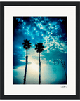 Bubbles and Sky Sticks Framed print 20x25 cm / 8x10″ Black frame 60