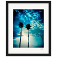 Bubbles and Sky Sticks Framed print 20x25 cm / 8x10″ Black frame 60