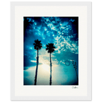 Bubbles and Sky Sticks Framed print 20x25 cm / 8x10″ White frame 8