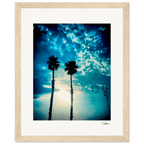 Bubbles and Sky Sticks Framed print 20x25 cm / 8x10″ Wood frame 32