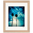 Bubbles and Sky Sticks Framed print 20x25 cm / 8x10″ Wood frame 22