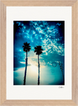Bubbles and Sky Sticks Framed print 21x29.7 cm / 8x12" Wood frame 27