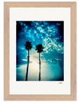 Bubbles and Sky Sticks Framed print 21x29.7 cm / 8x12" Wood frame 27