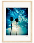 Bubbles and Sky Sticks Framed print 21x29.7 cm / 8x12" Wood frame 27